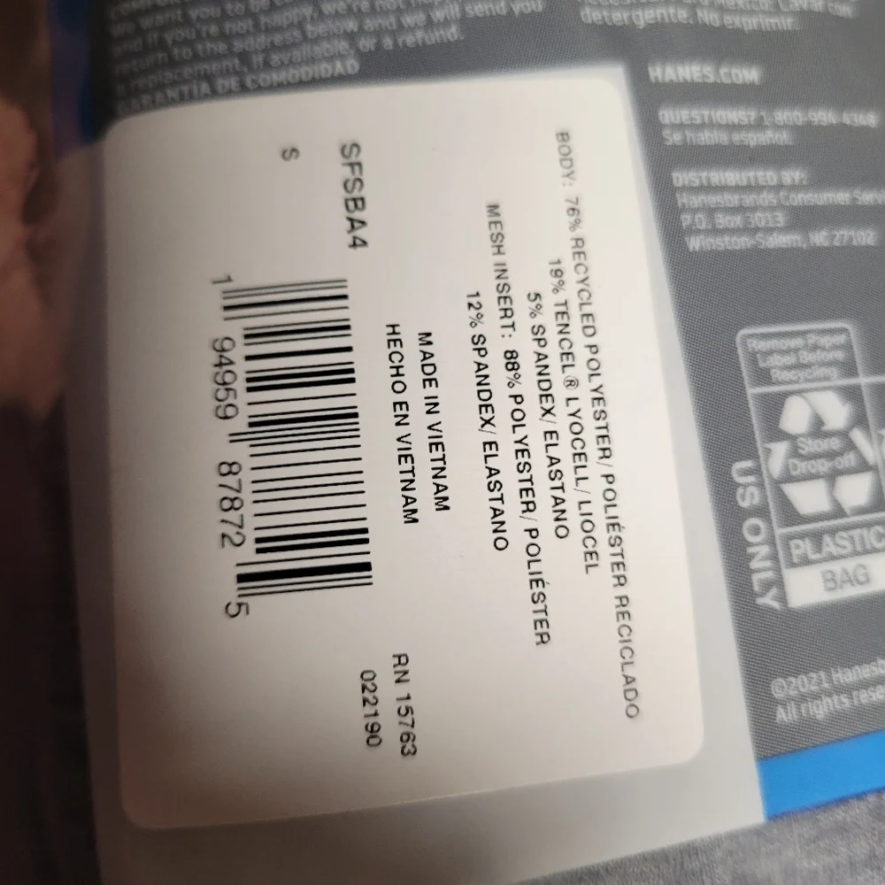 Hanes NIP New Tagless Boxer Briefs 4 Pair Size Small Mens Comfort‎ Flex Fit
